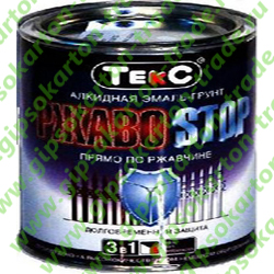 ТЕКС Грунт-эмаль по ржавчине РжавоStop белый (2кг)