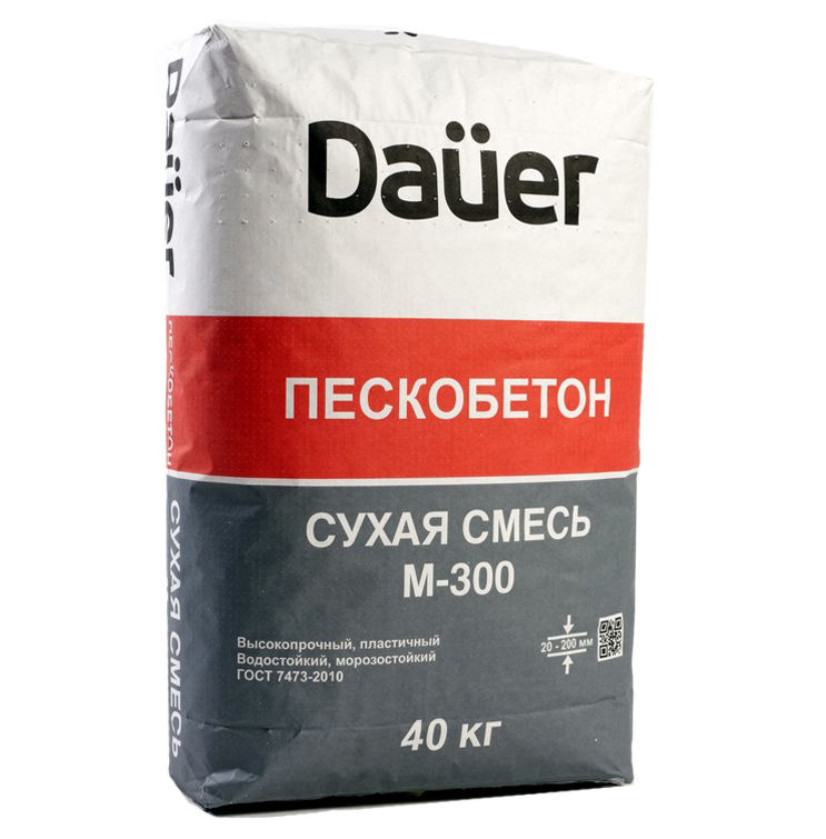 Пескобетон М-300 Dauer 40кг